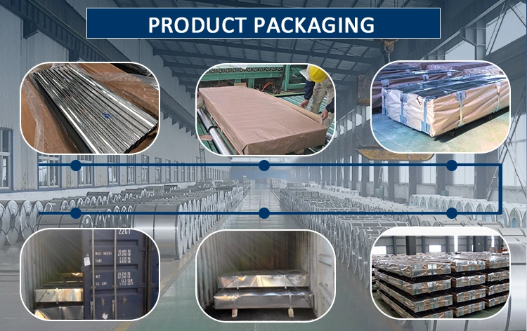 Steel Material Dx51d, Dx52D, Dx53D Zinc Coated Corrugated Galvanized Steel Roofing Sheet