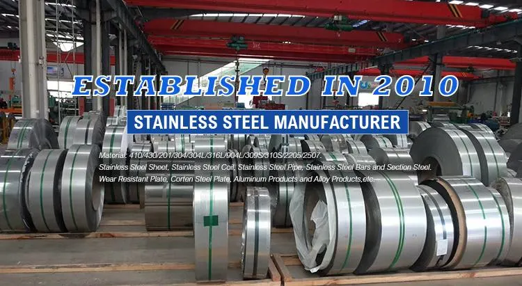 Factory Direct Price 201 202 Stainless Steel Coil Strip Industry Use