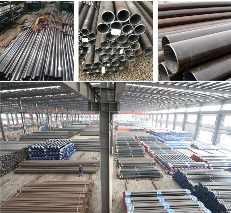 API 5L Psl1/2/ASTM A53/A106 Gr. B/JIS DIN/A179/A192/A333 X42/X52/X56/X60/65 X70 Round Grooved Seamless/Welded Carbon Steel Pipe Tube