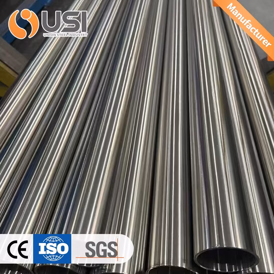 Tube en acier inoxydable à raccord soudé sans soudure de précision 304