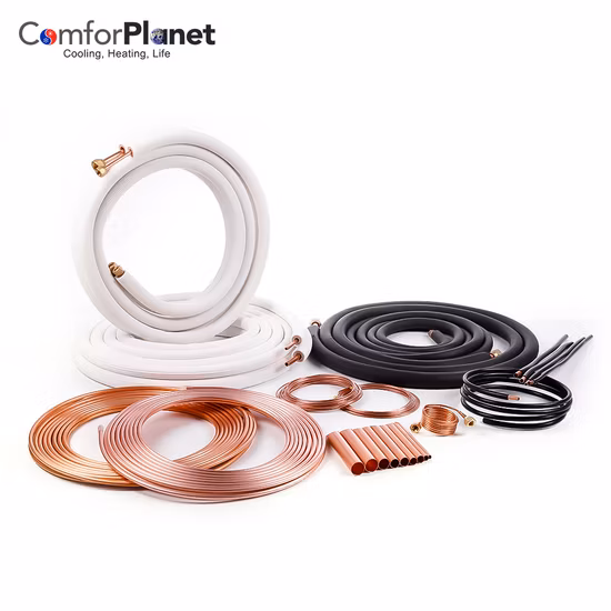 C12200 Sf-Cu Cu-Dhp 12mm Plomberie Tuyau De Cuivre Droit Tube Tube Climatiseur Crêpe Bobine Isolation Tuyau Tube De Cuivre Souple