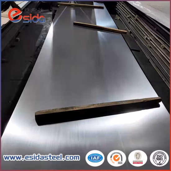 Chine Usine ASTM JIS SUS 201 202 301 304 304L 316 316L 310 309S 430 0.25mm 0.5mm 1mm 2mm 3mm Épaisseur 4X8 Feuille d'acier inoxydable